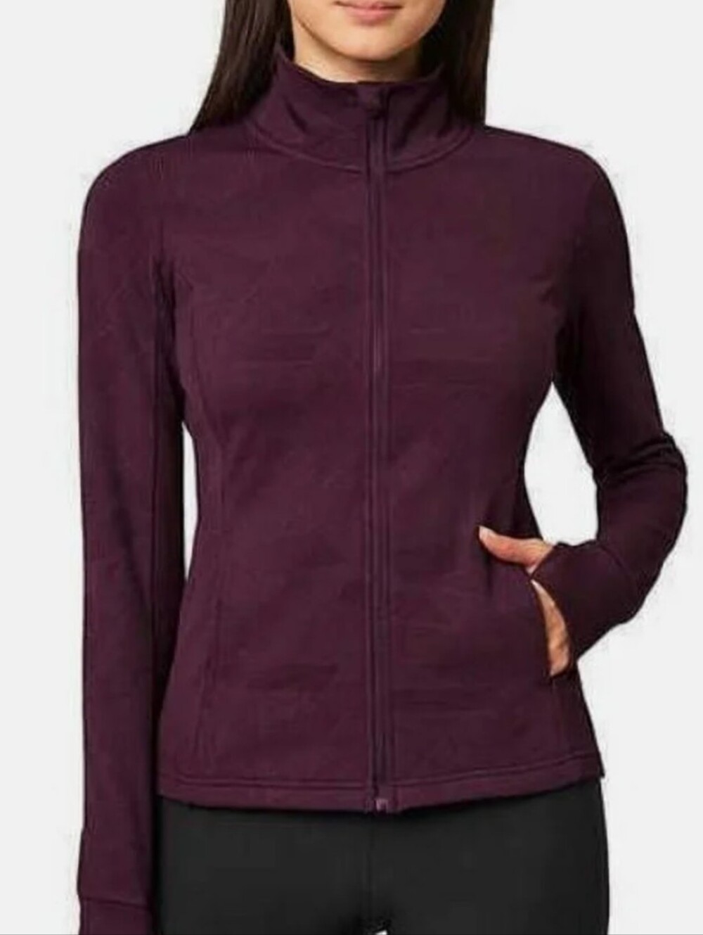 Mondetta Women's Jacquard Full Zip Active Jacket Size Medium NWOT
